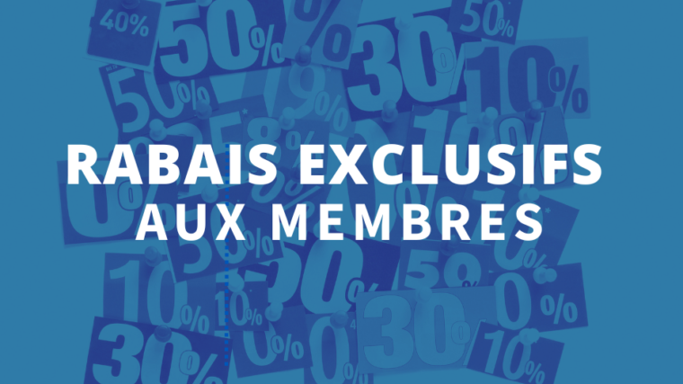 RABAIS EXCLUSIFS!